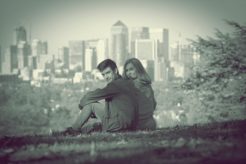 London Street Family Portrait Photo Shoot - Sonia and Bruno